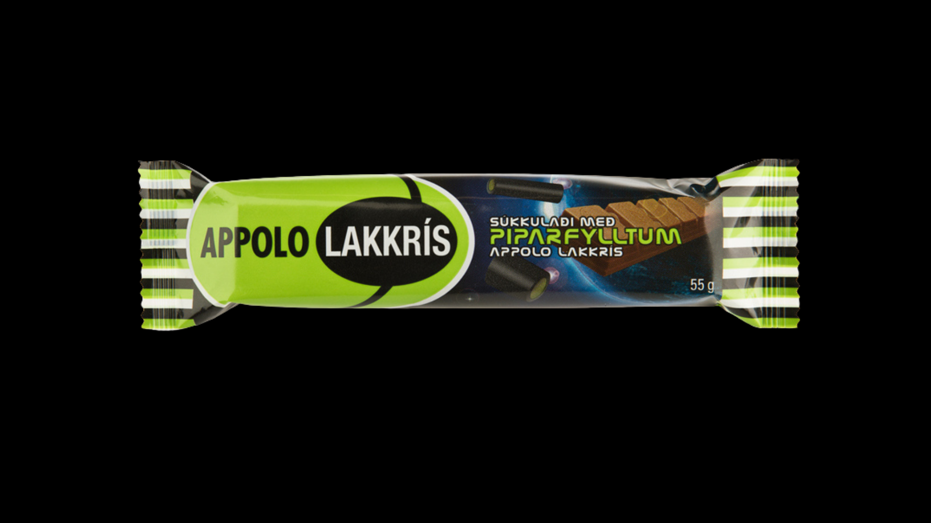 Appolo Lakkrís fyllt pipar súkkulaðistykki